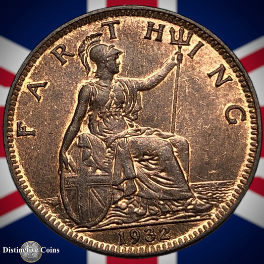 Great Britain 1932 Farthing 1/4d GB4924