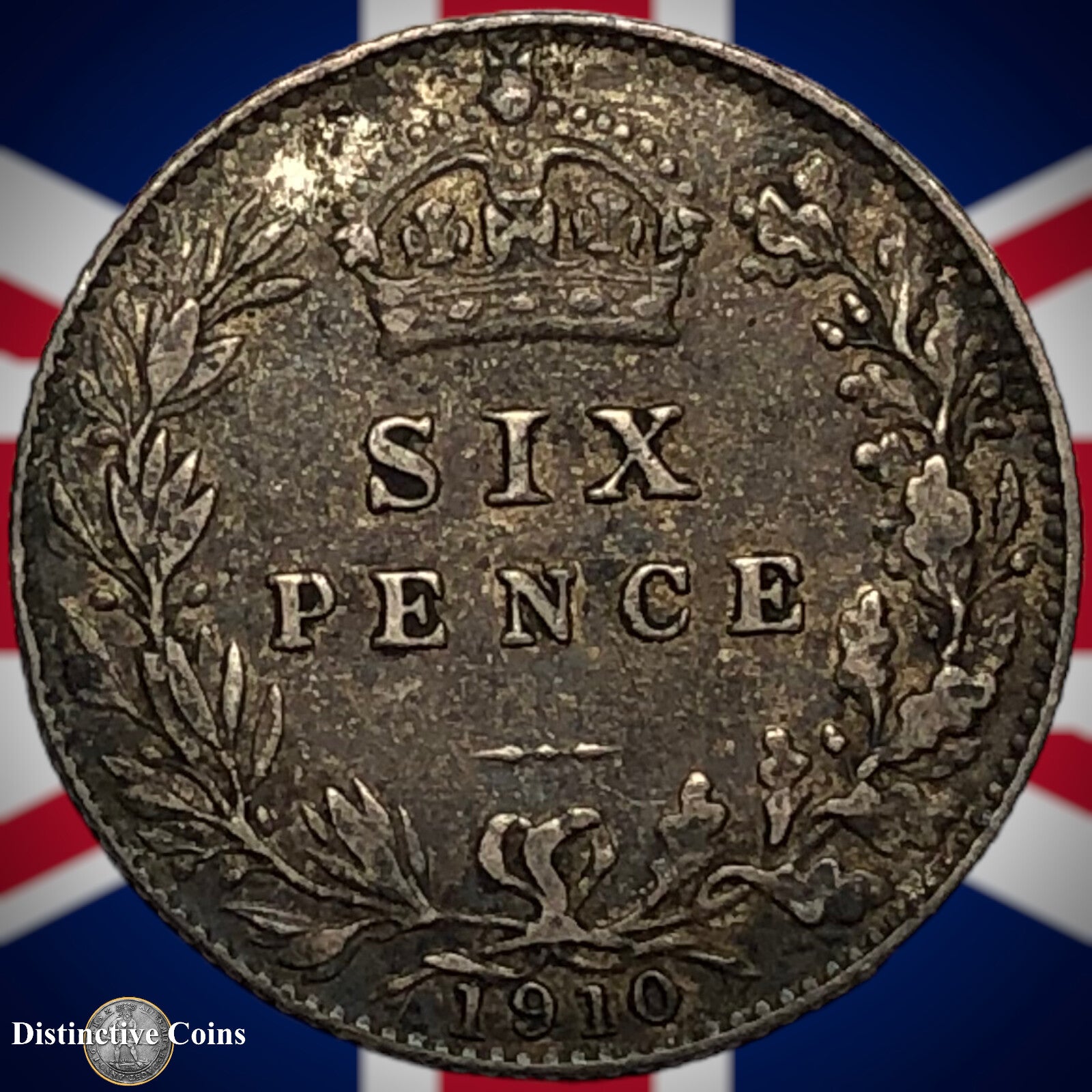 Great Britain 1910 Six Pence GB1554