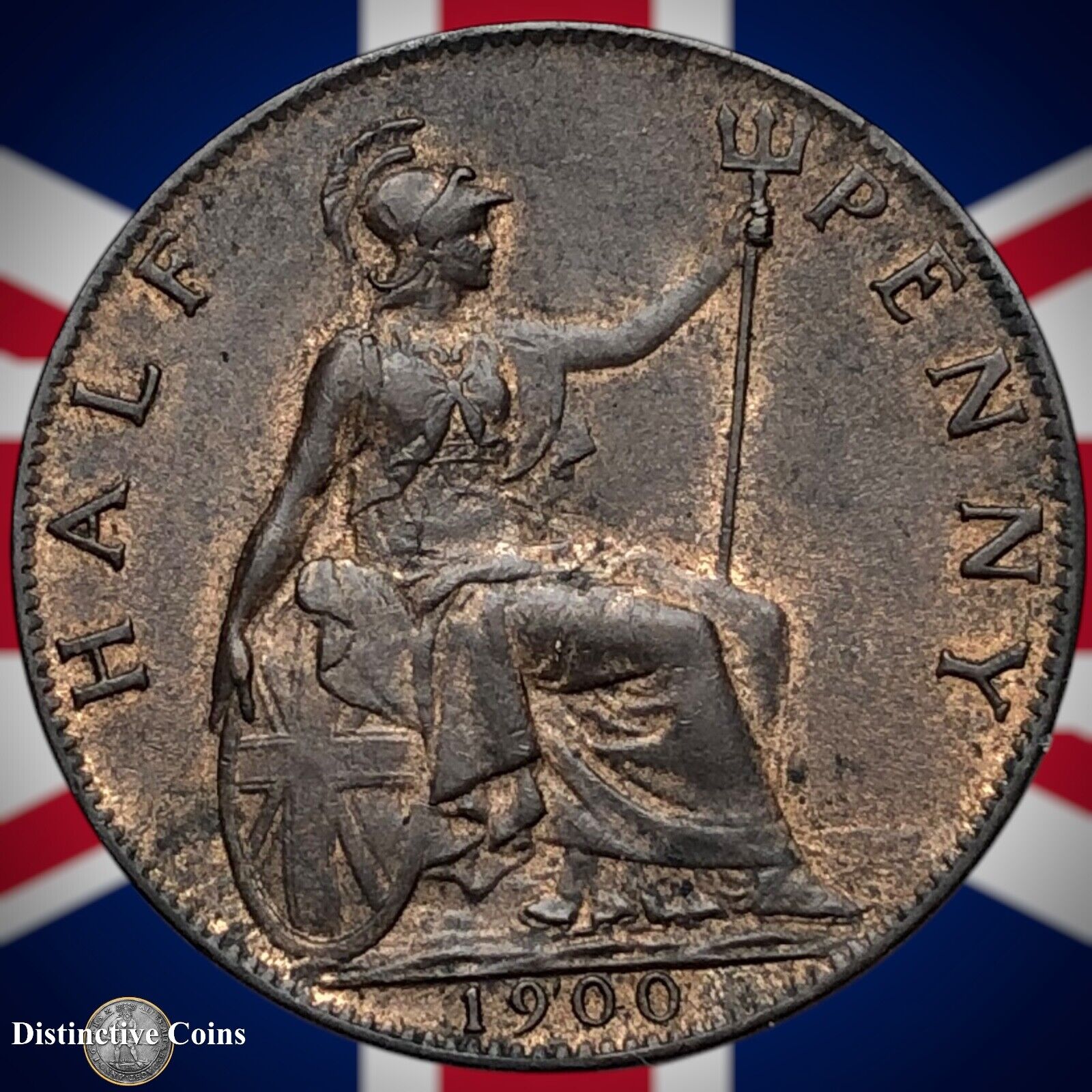 Great Britain 1900 Half Penny 1/2d GB5752