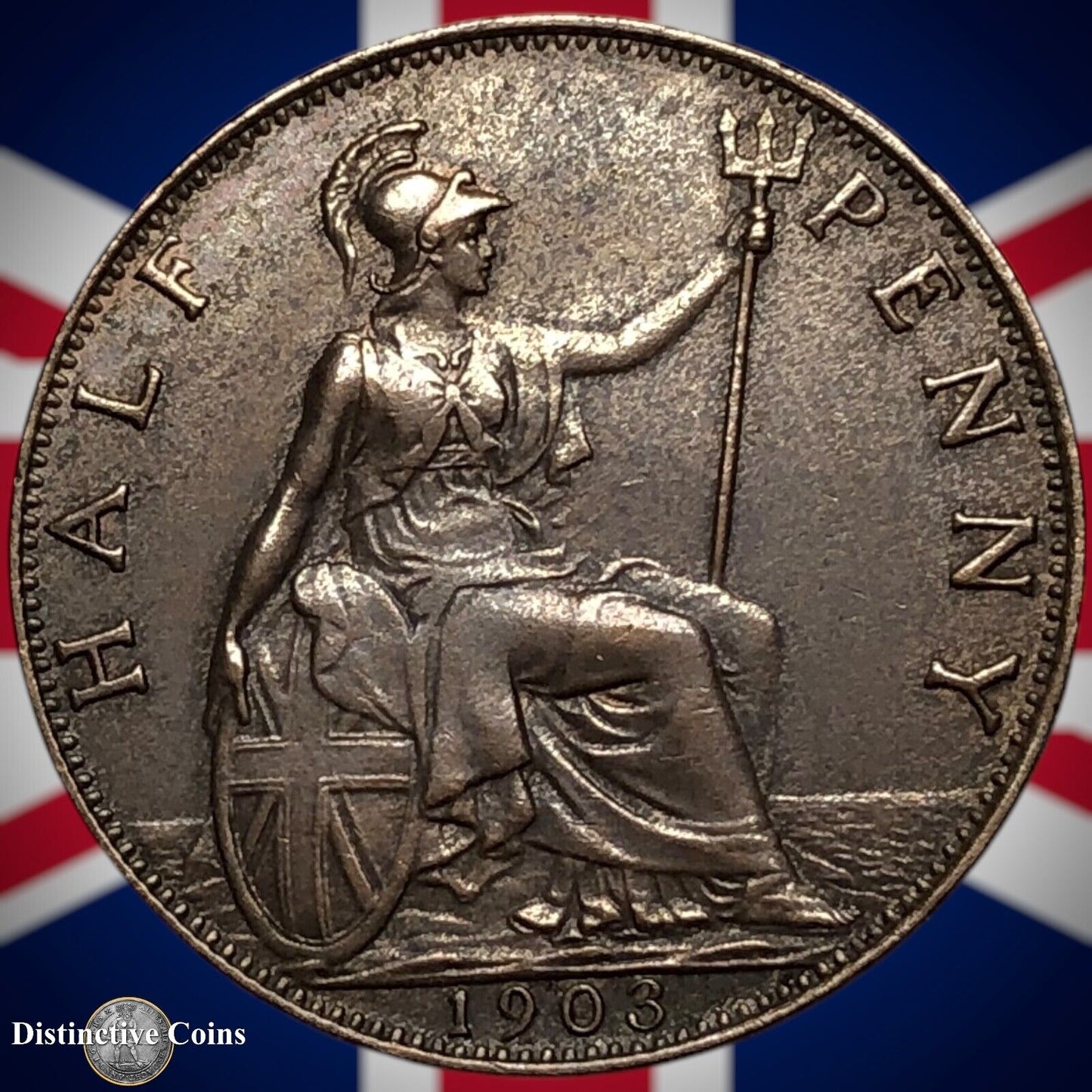 Great Britain 1903 Half Penny 1/2d GB5794