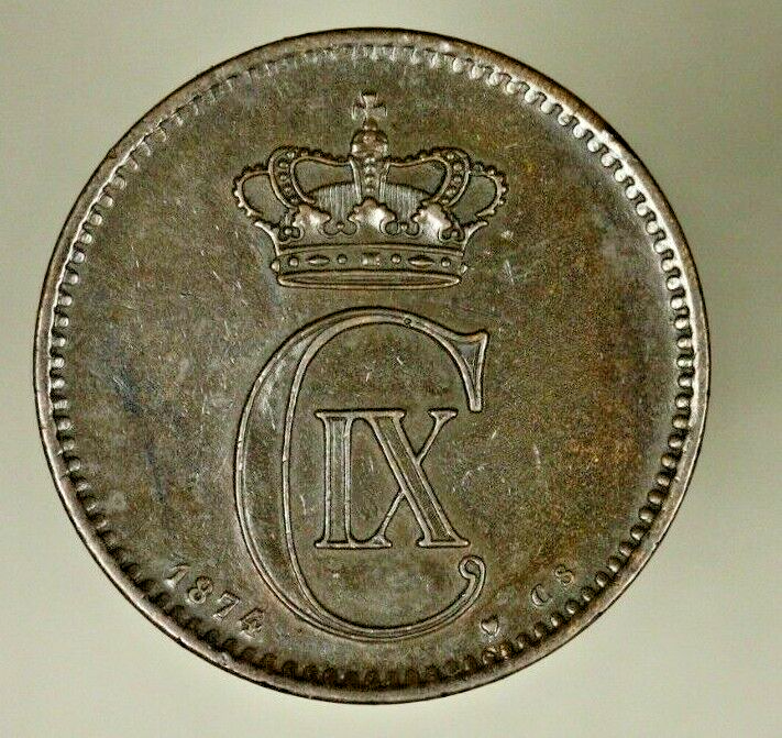 Denmark 2 Ore 1913  XF  A1260