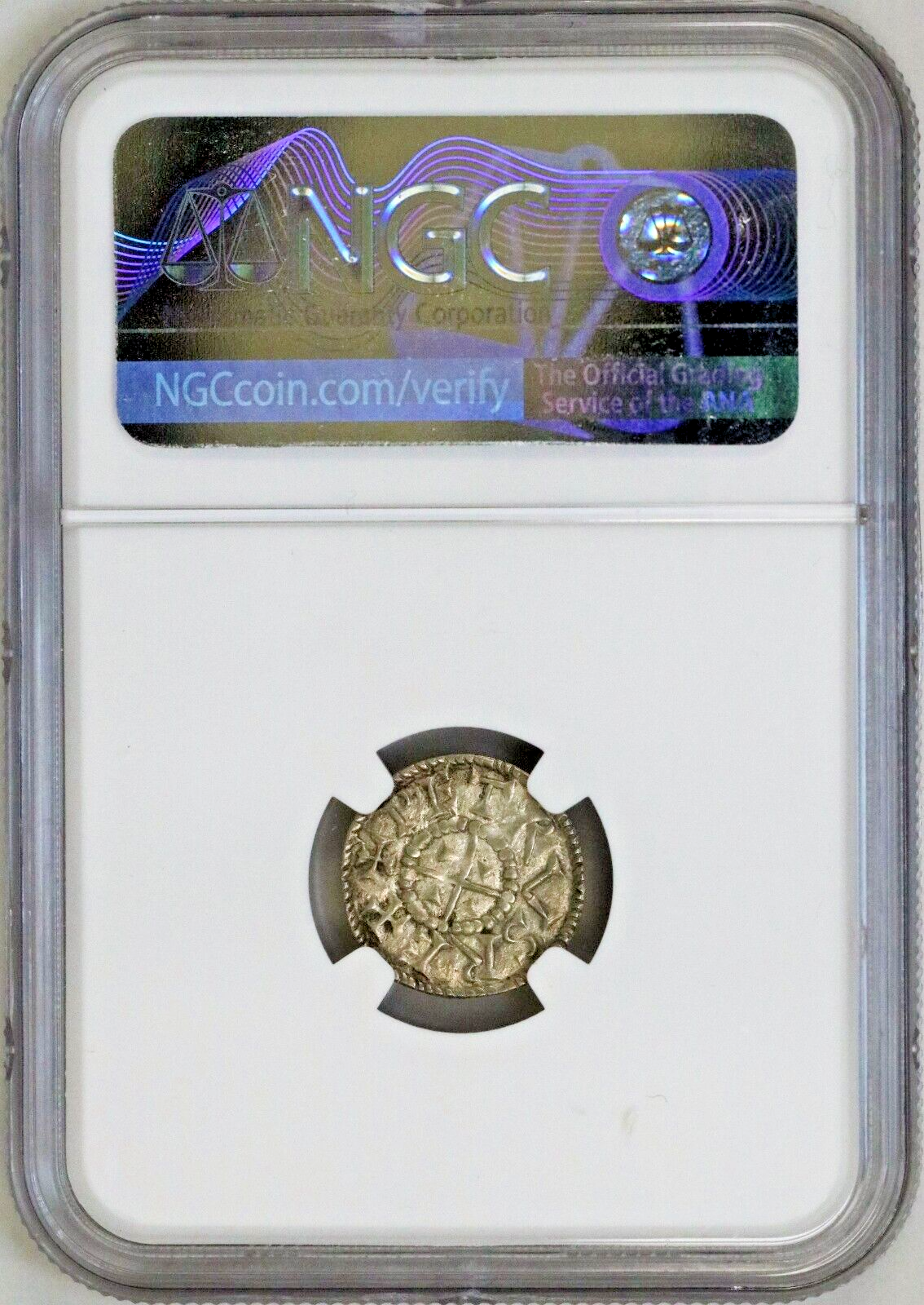Hungary (1038-41) & (1044-46) Denar Peter (NGC) MS63 D050