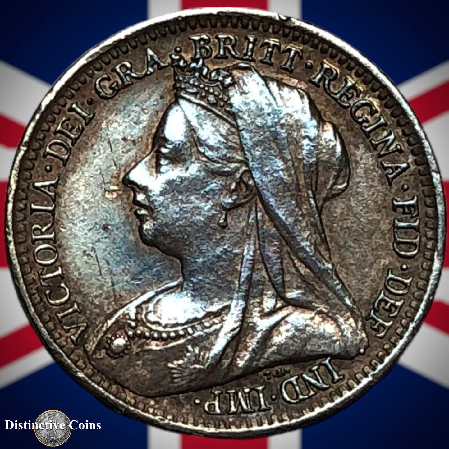 Great Britain 1901 Three Pence GB2076