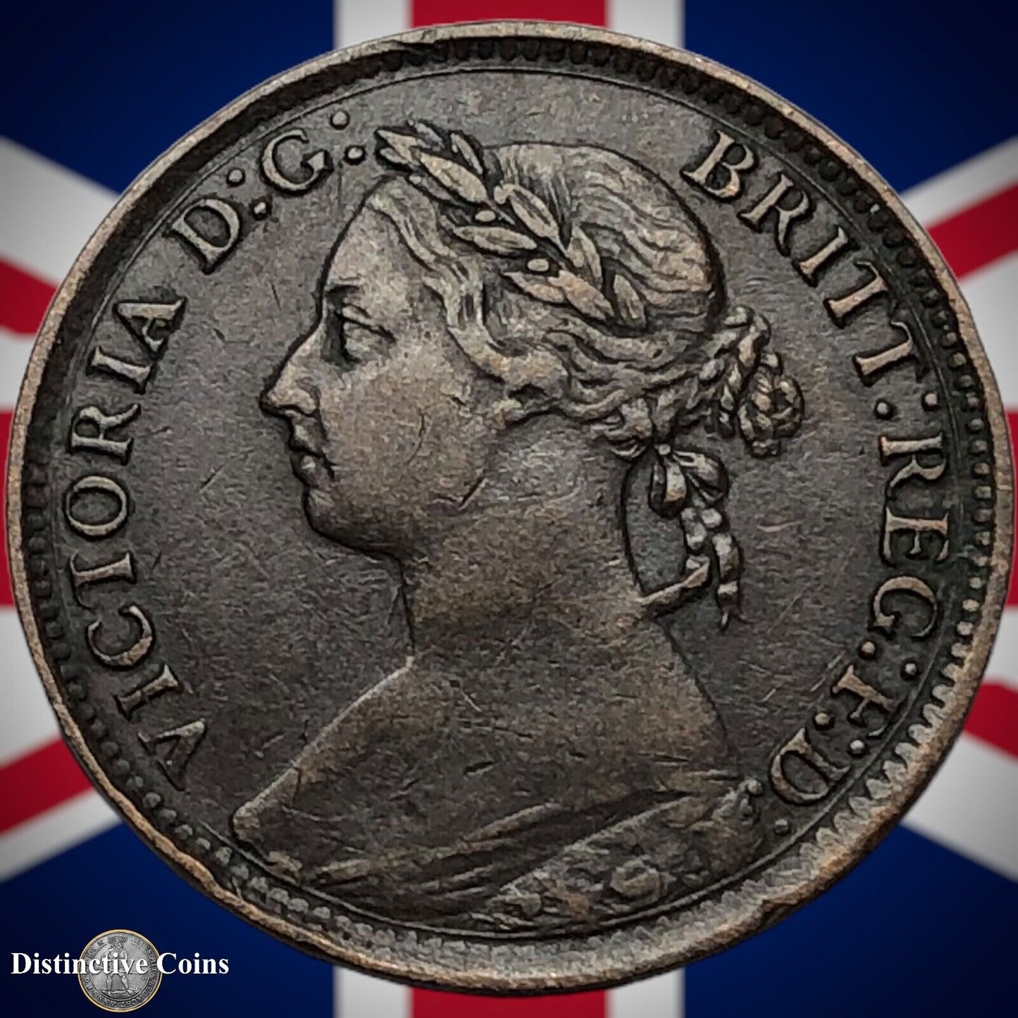 Great Britain 1895 Farthing 1/4d GB4392