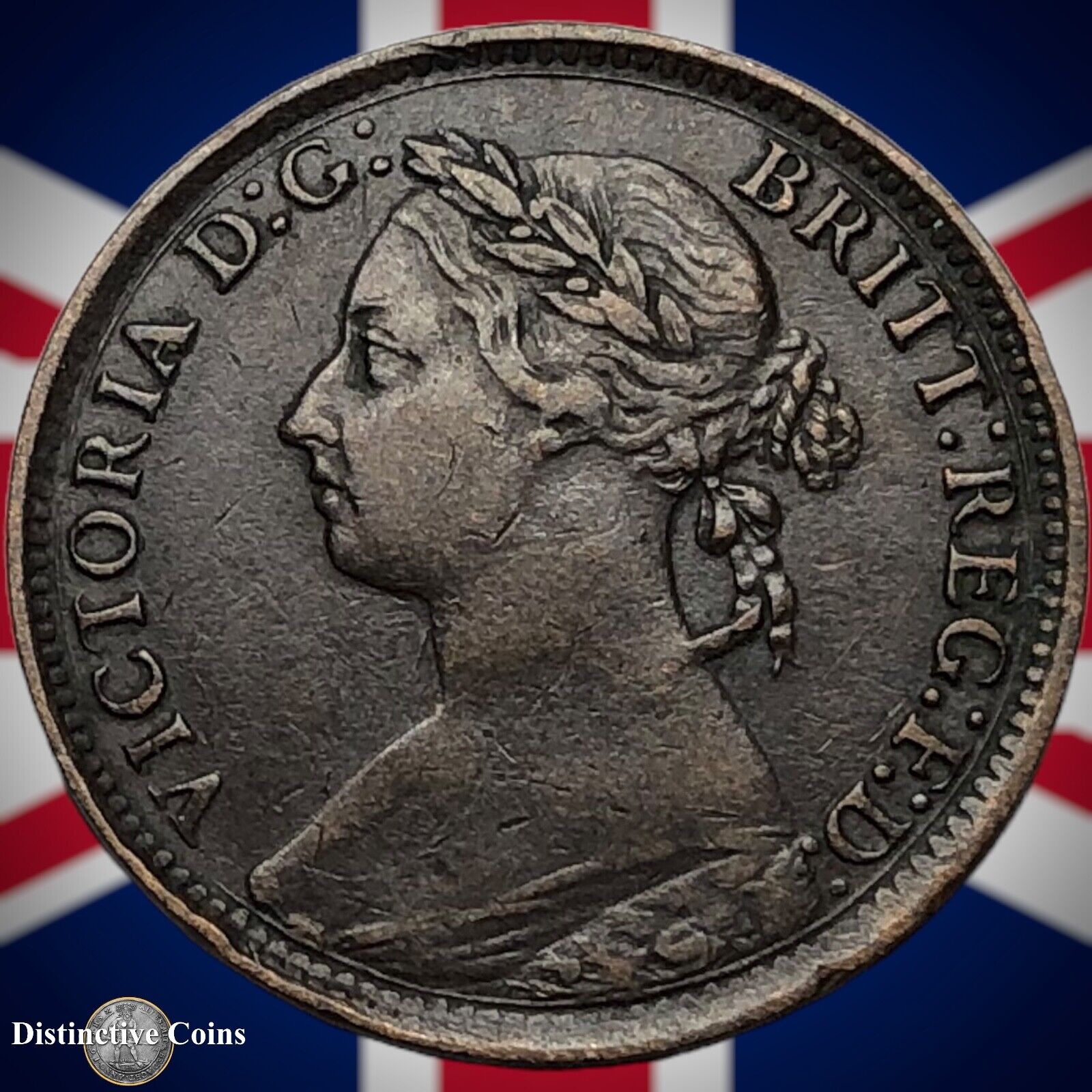 Great Britain 1895 Farthing 1/4d GB4392