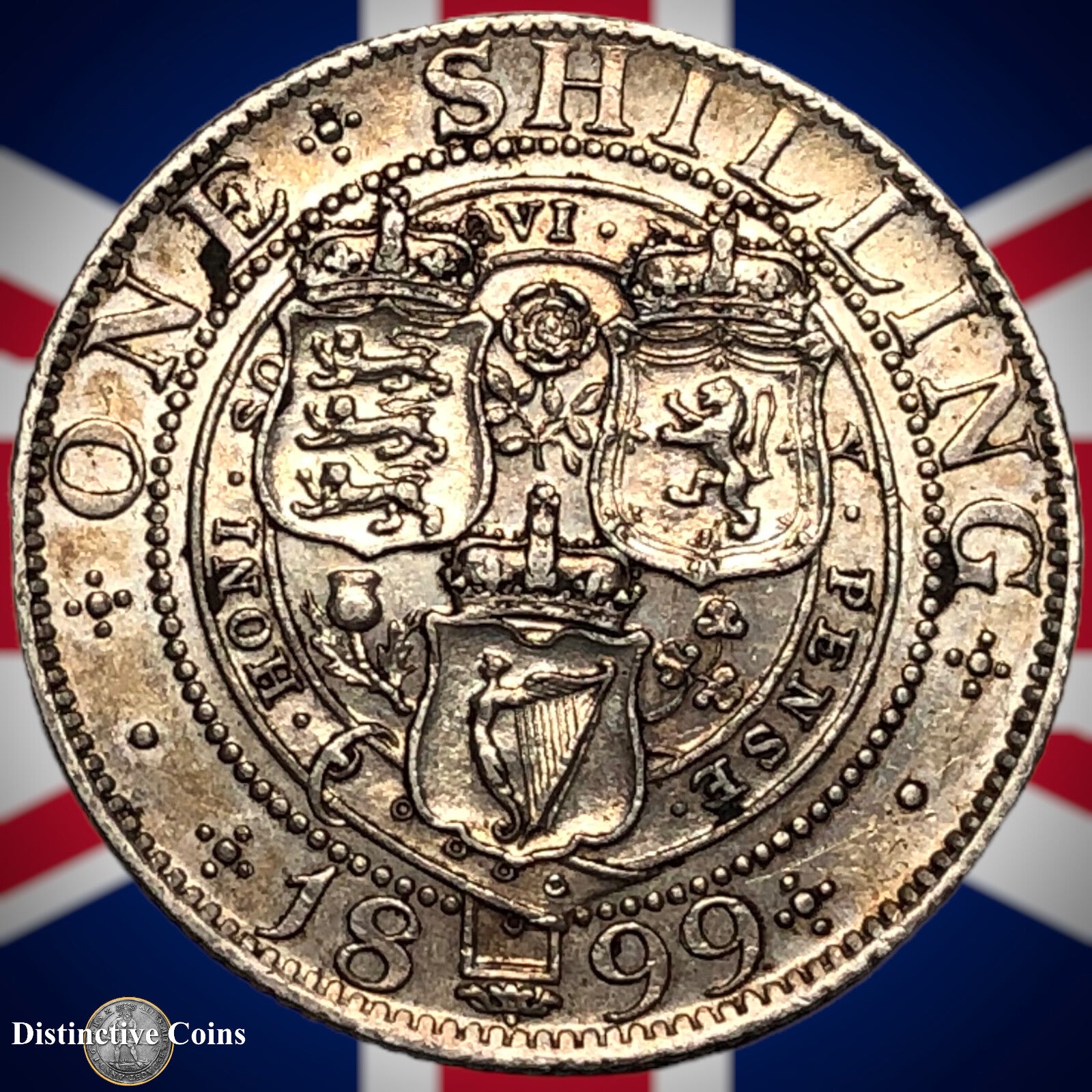Great Britain 1899 British One Shilling GB0707
