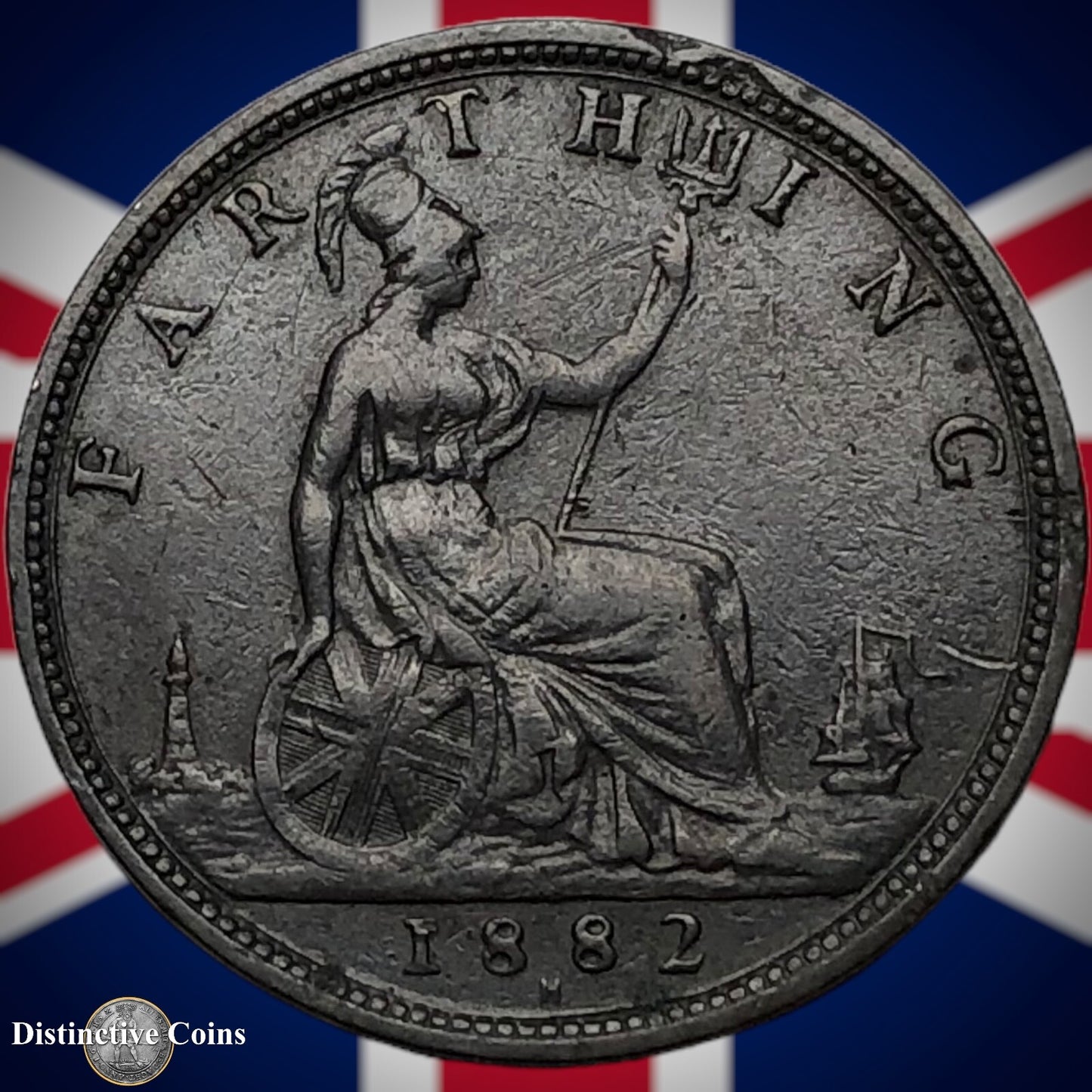 Great Britain 1882 H Farthing 1/4d GB4030