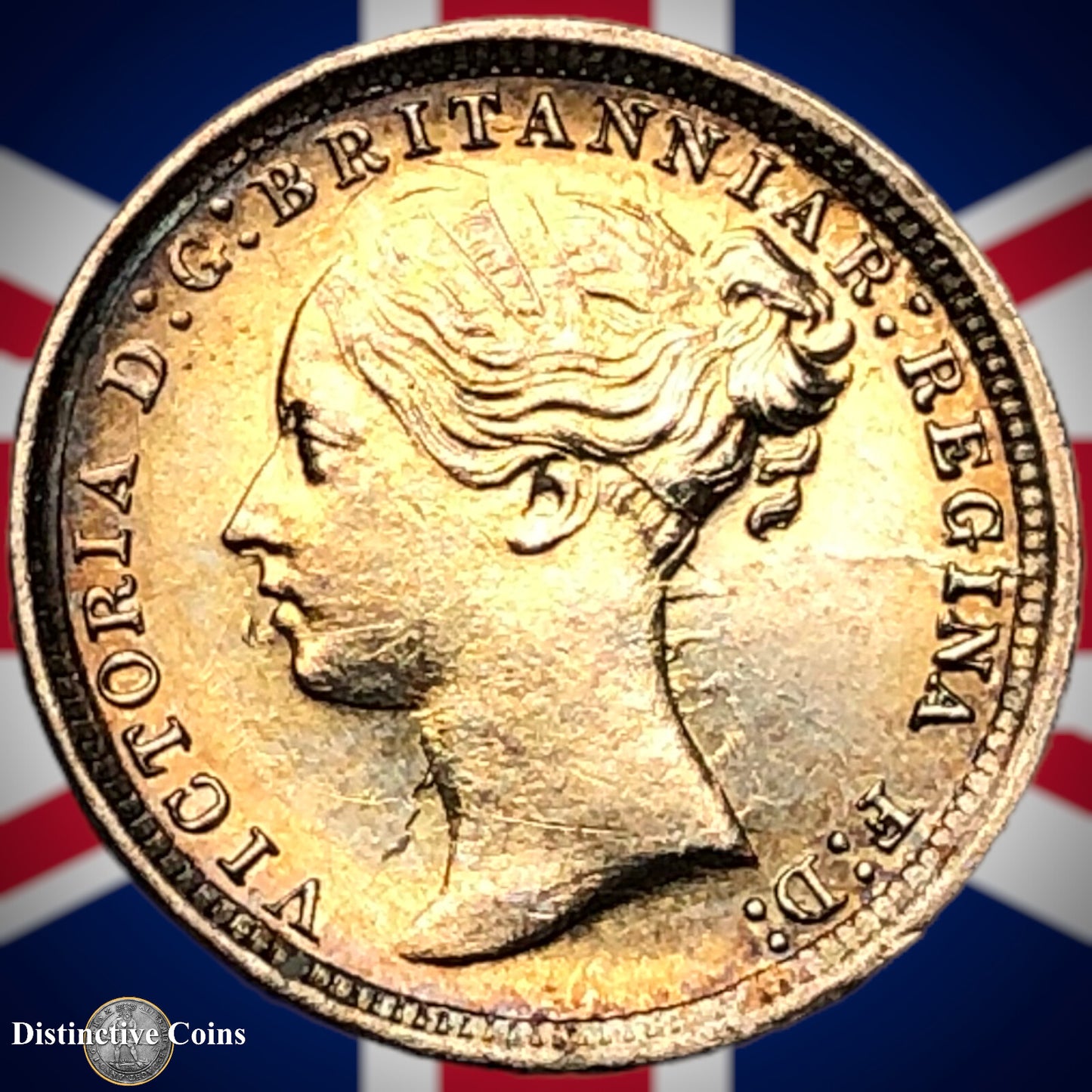 Great Britain 1872 Three Pence GB1854