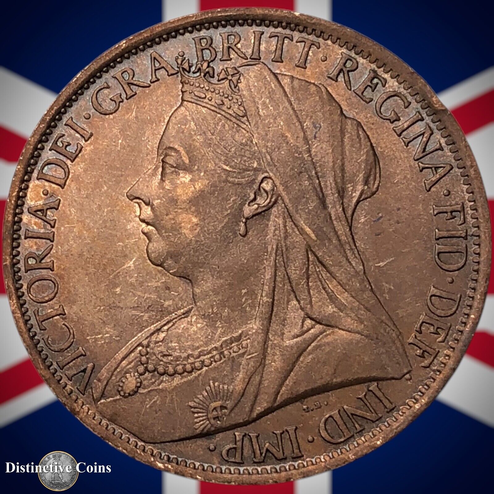 Great Britain 1897 Penny 1d GB6601