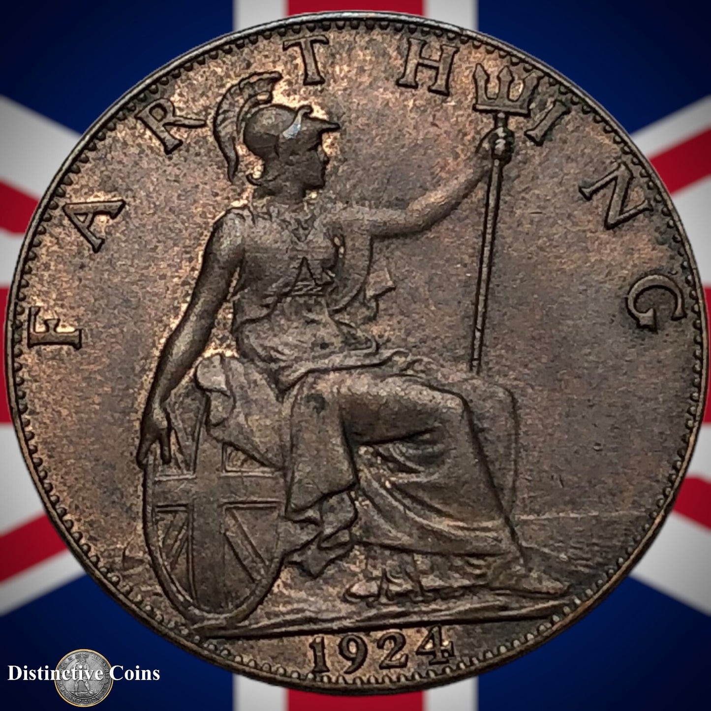 Great Britain 1924 Farthing 1/4d GB4780