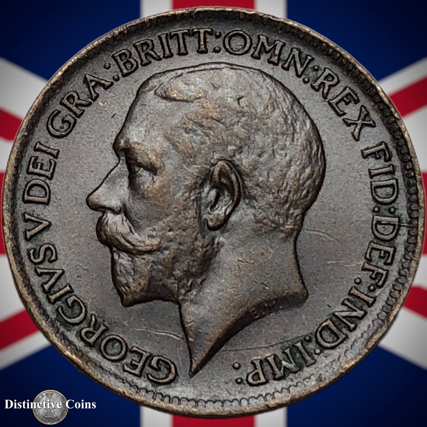 Great Britain 1913 Farthing 1/4d GB4661