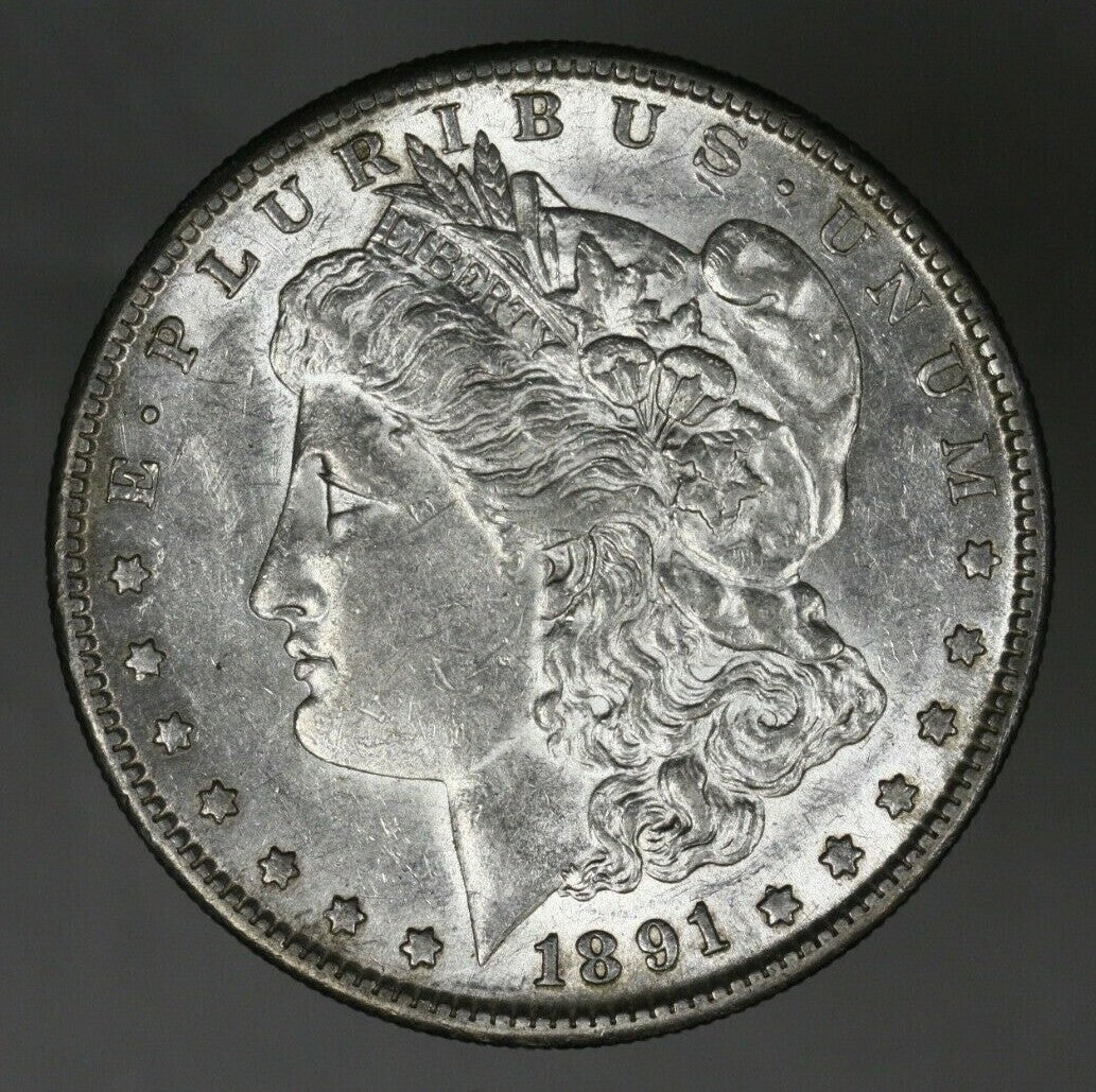 US 1891 S Morgan Dollar  A3095