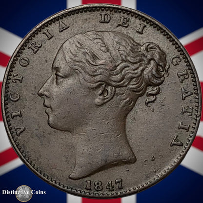 Great Britain 1847 Farthing 1/4d GB3425