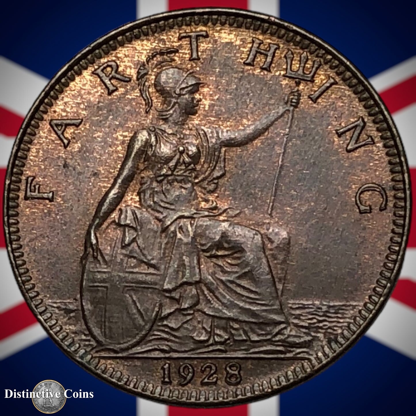 Great Britain 1928 Farthing 1/4d GB4862