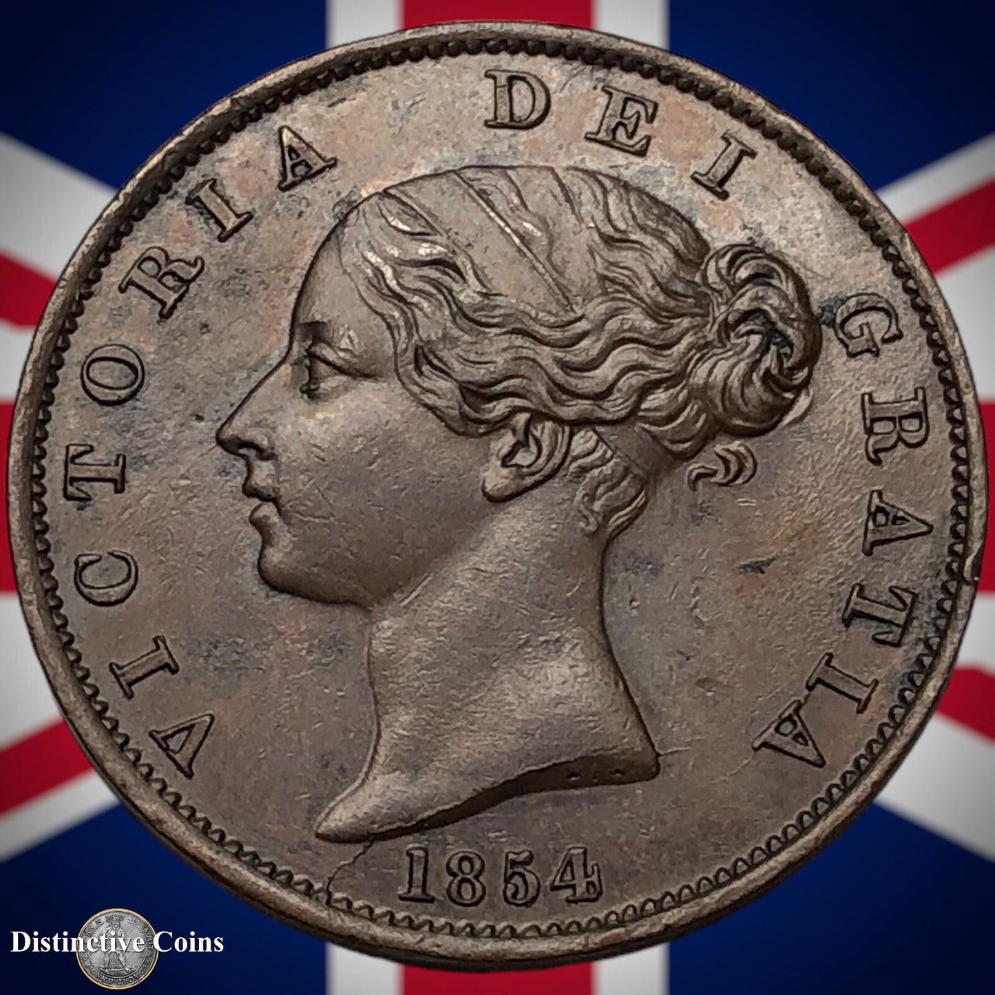 Great Britain 1854 Half Penny 1/2d GB5302