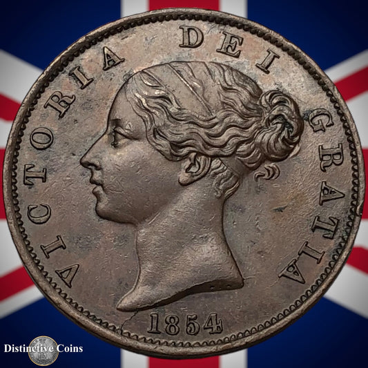 Great Britain 1854 Half Penny 1/2d GB5302