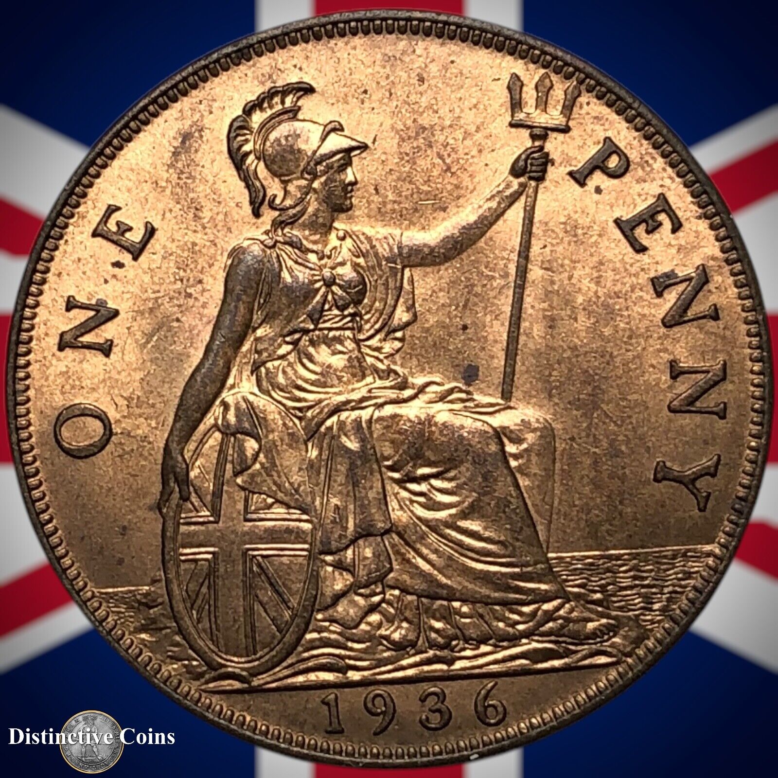 Great Britain 1936 Penny 1d GB7190