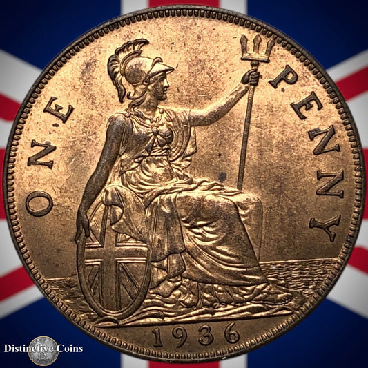 Great Britain 1936 Penny 1d GB7190