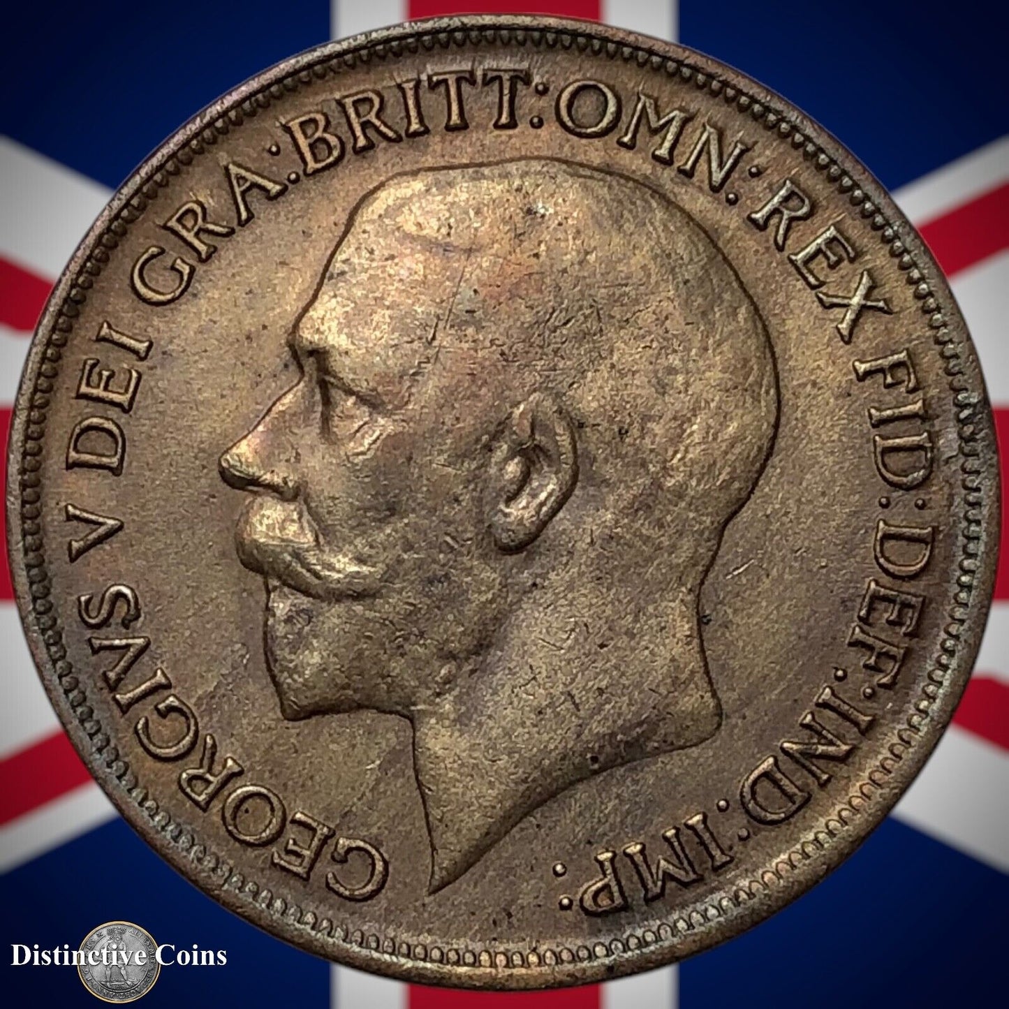 Great Britain 1917 Penny 1d GB6855