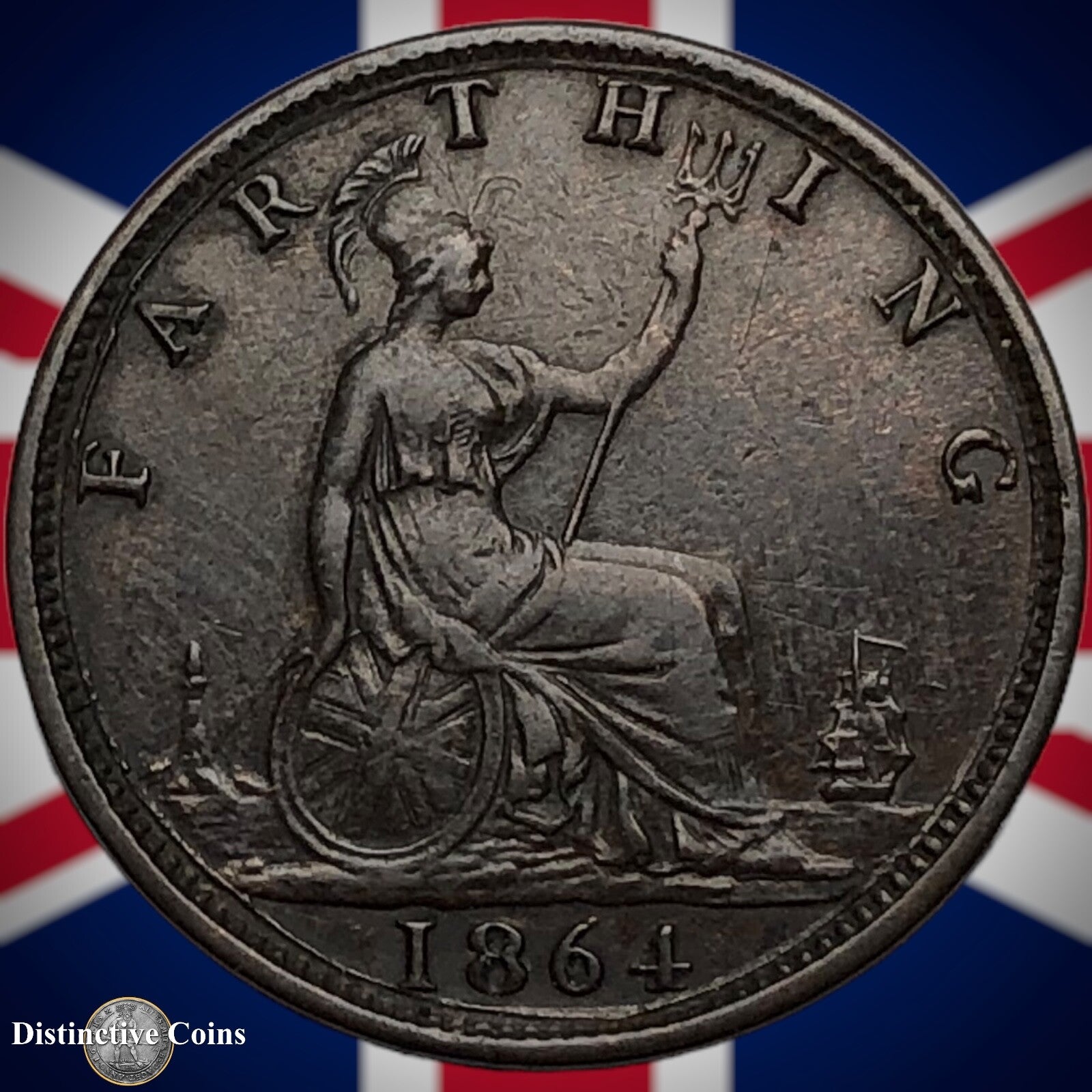 Great Britain 1864 Farthing 1/4d GB3513