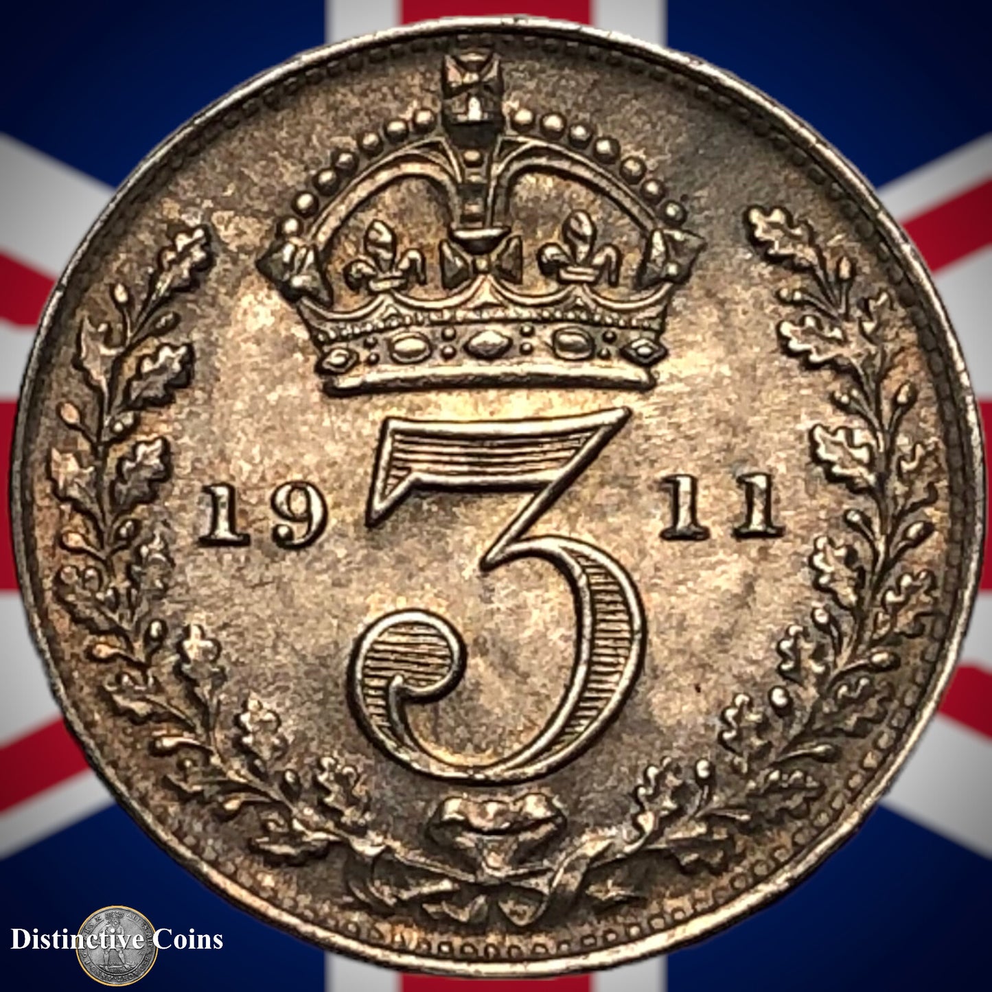 Great Britain 1911 Three Pence GB2141