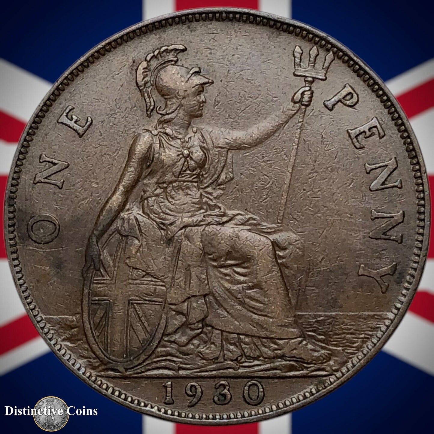 Great Britain 1930 Penny 1d GB7102