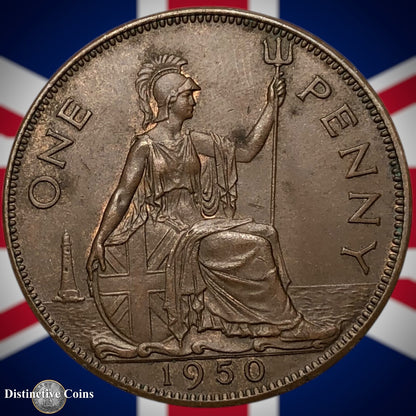 Great Britain 1950 Penny 1d GB7312