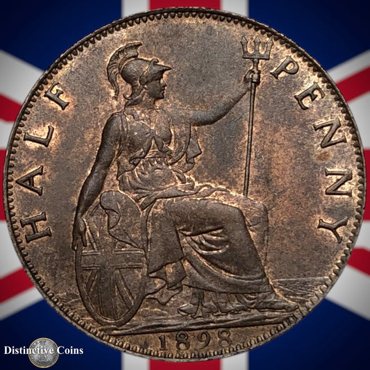 Great Britain 1898 Half Penny 1/2d GB5736