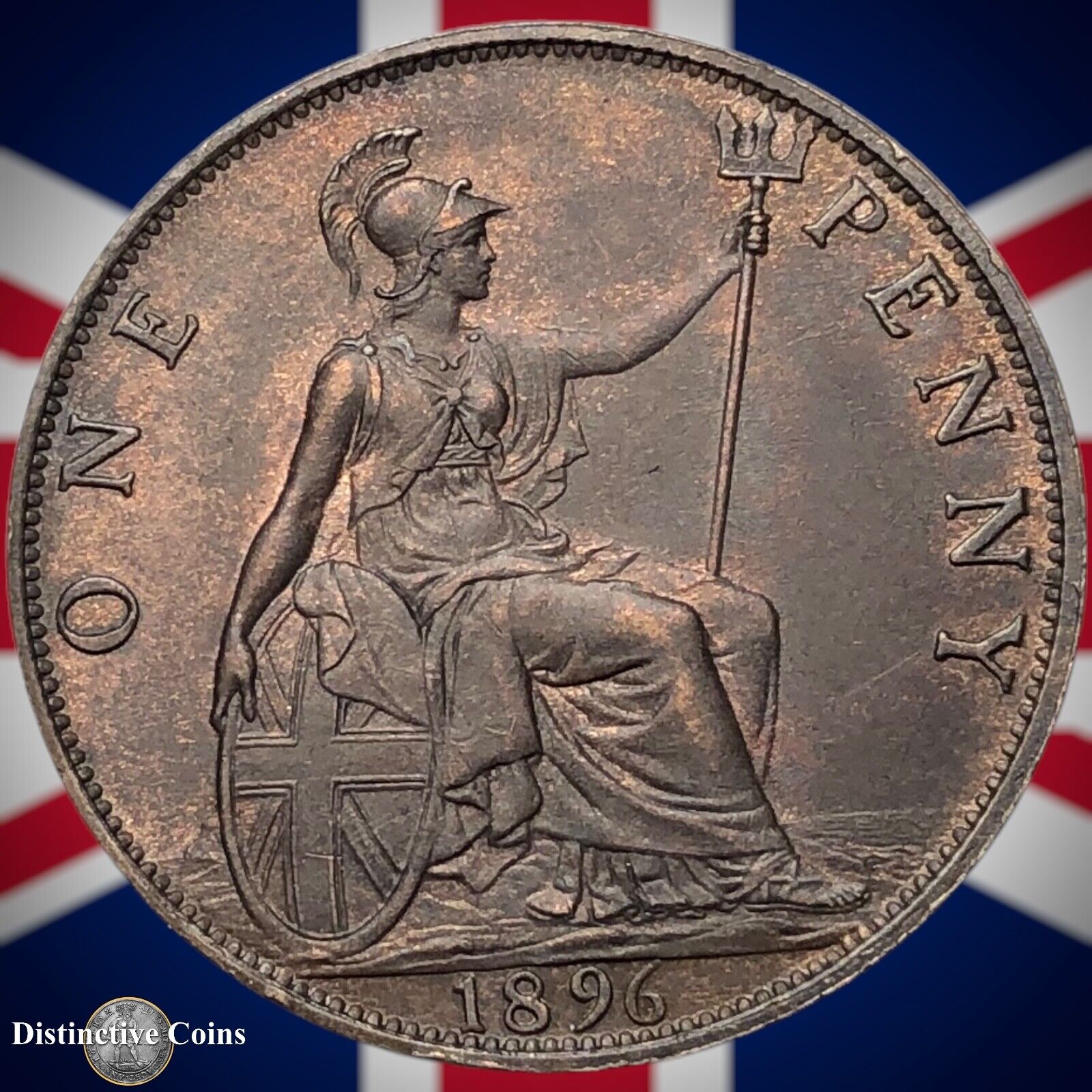 Great Britain 1896 Penny 1d GB6587