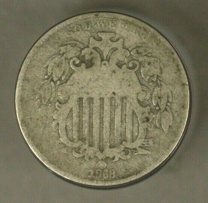 1868 Shield Nickel Circulated     
