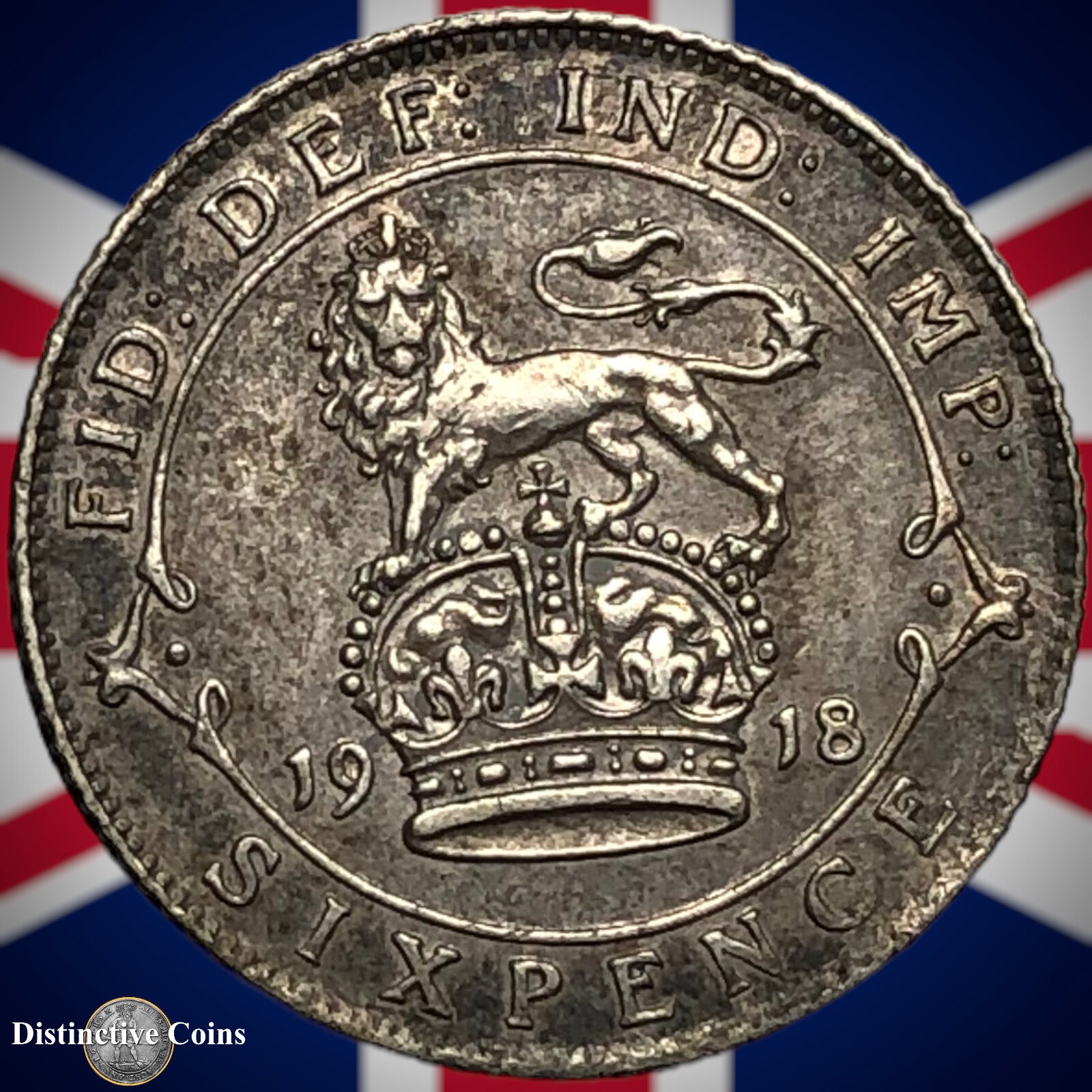 Great Britain 1918 Six Pence GB1613