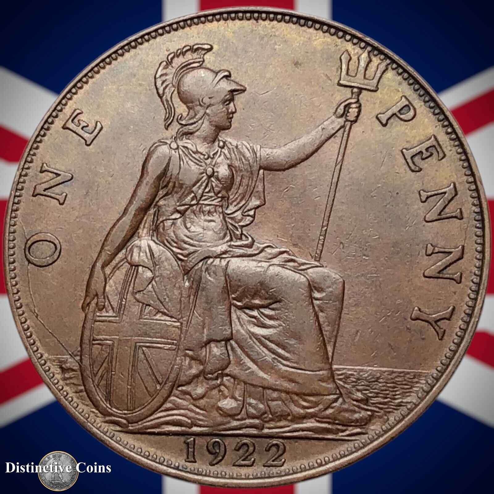 Great Britain 1922 Penny 1d GB7022