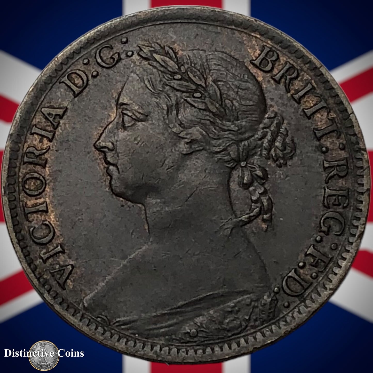 Great Britain 1884 Farthing 1/4d GB4109