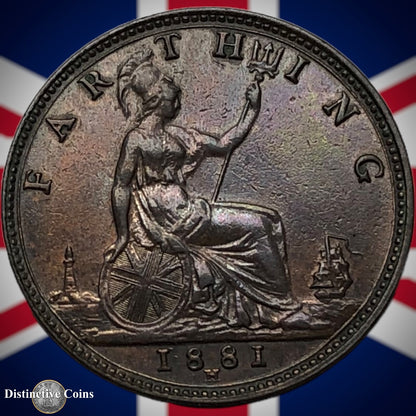 Great Britain 1881 H Farthing 1/4d GB3994