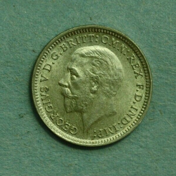 Great Britain 1926 3 Pence UNC Key Date A386