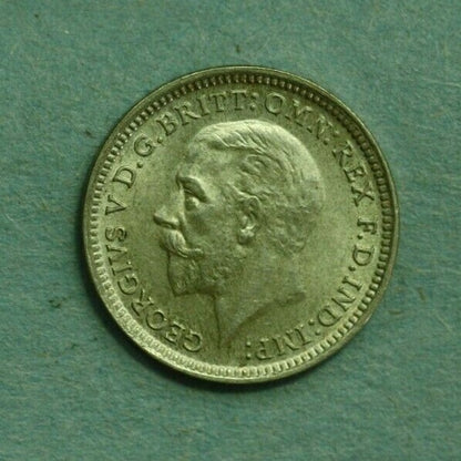Great Britain 1926 3 Pence UNC Key Date A386