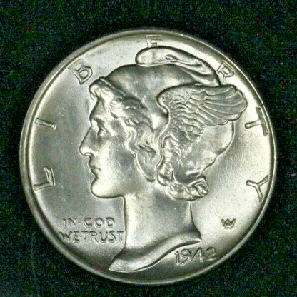 US 1942 S Mercury Dime 10 Cents FB   A2643