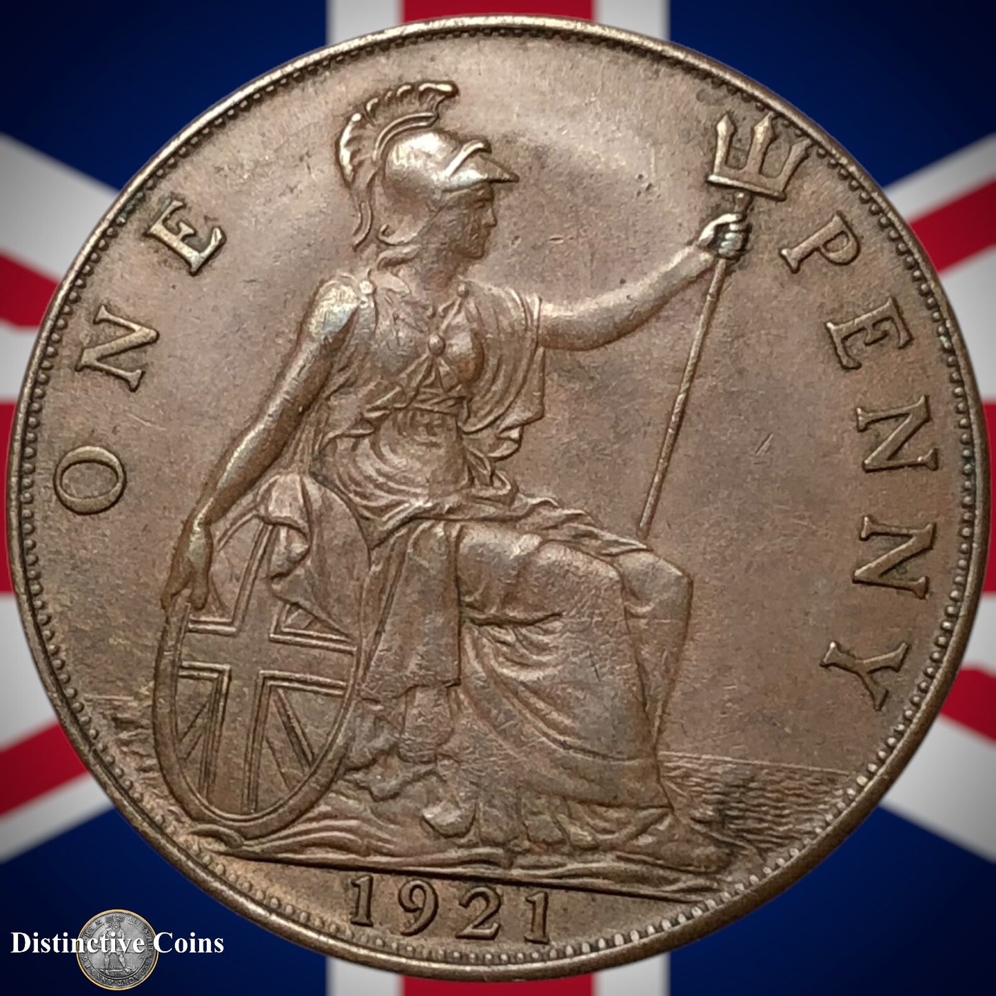 Great Britain 1921 Penny 1d GB6986