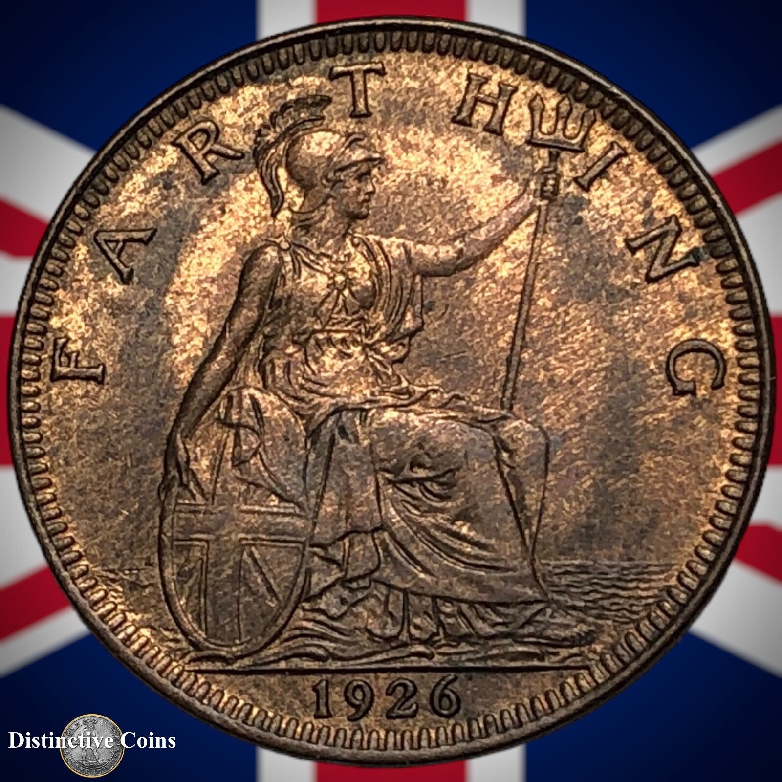 Great Britain 1926 Farthing 1/4d GB4846