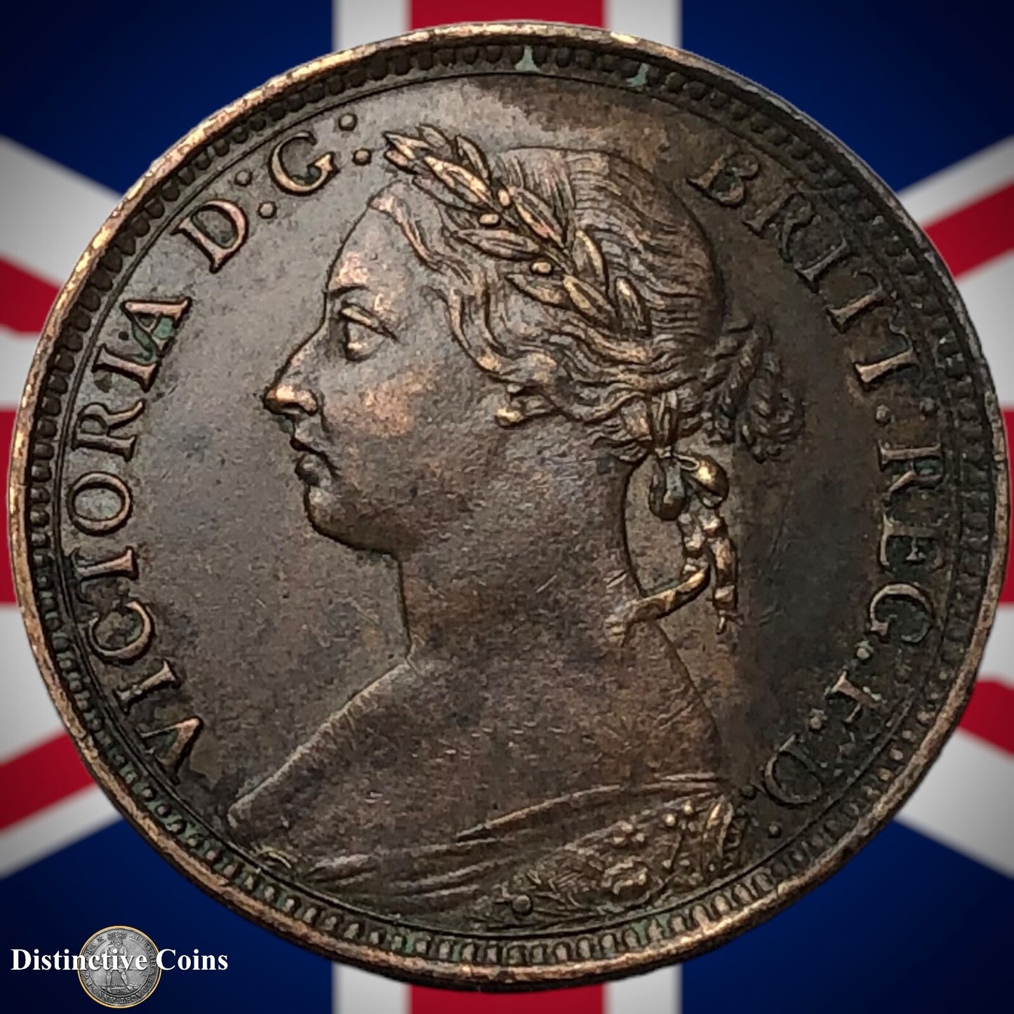 Great Britain 1891 Farthing 1/4d GB4304