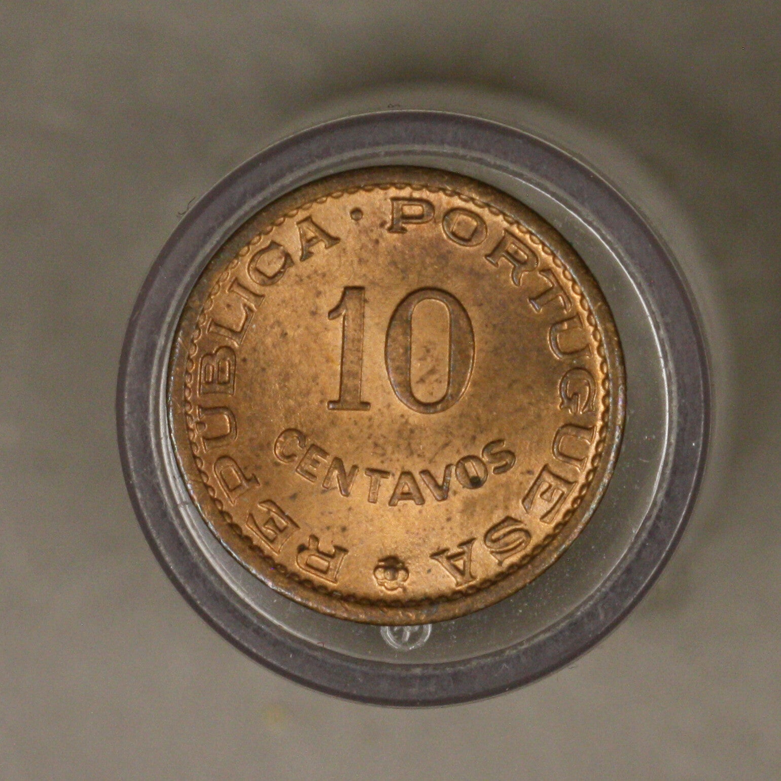 St. Thomas and Prince 1962 10 centavos bu