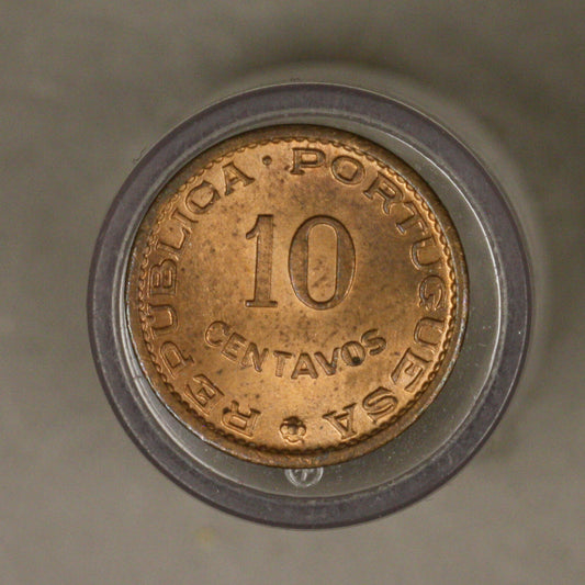 St. Thomas and Prince 1962 10 centavos bu