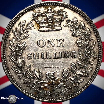 Great Britain 1864 British One Shilling GB0276