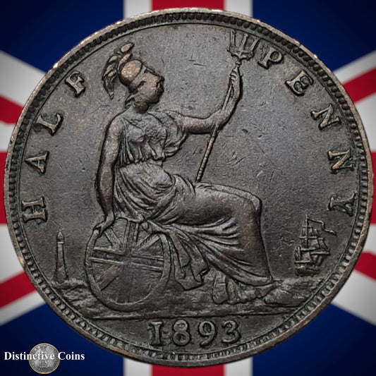 Great Britain 1893 Half Penny 1/2d GB5703