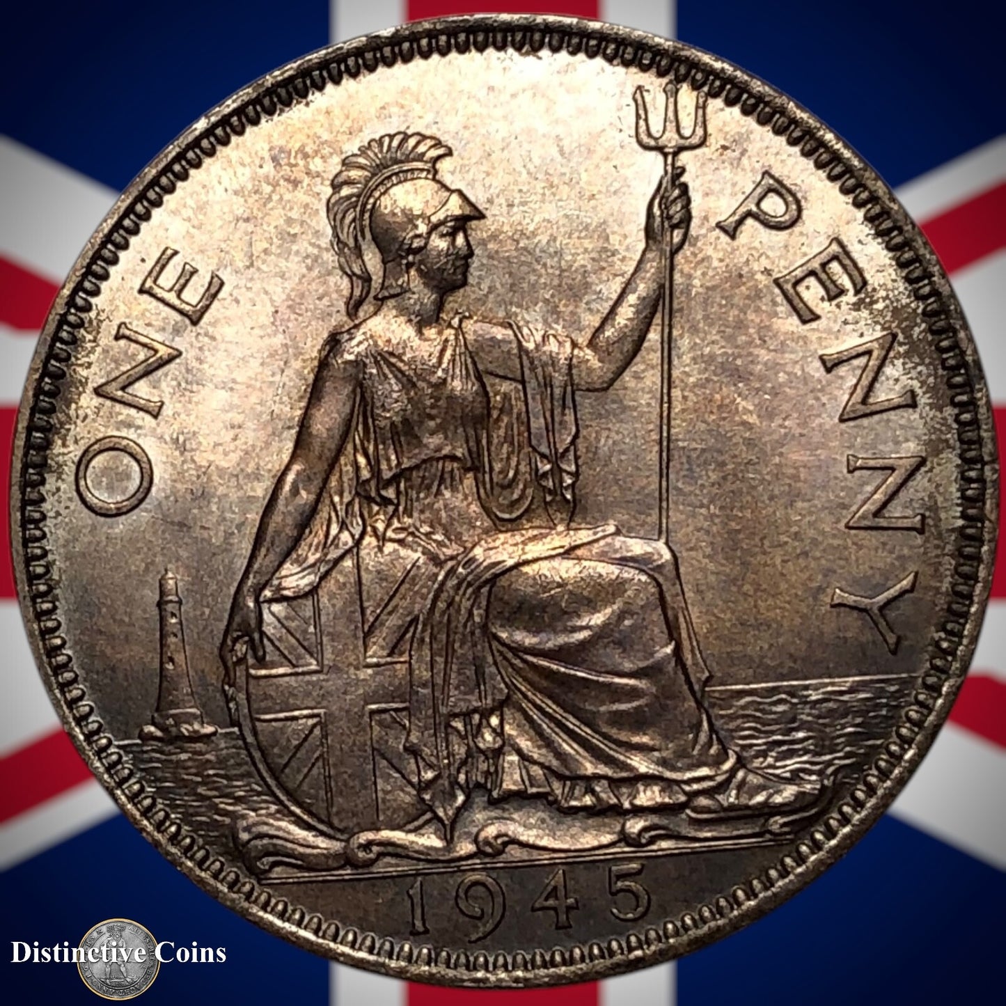 Great Britain 1945 Penny 1d GB7284