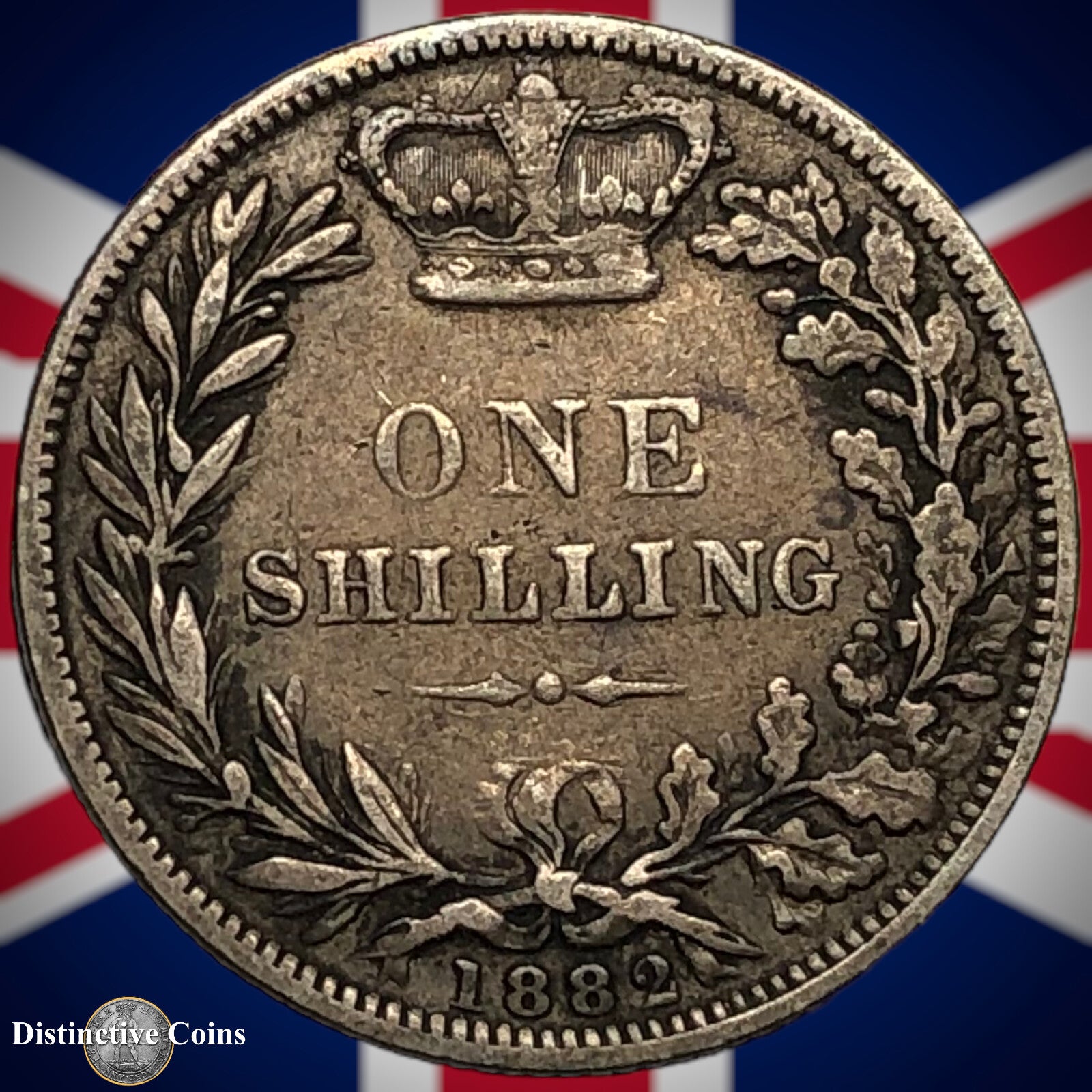 Great Britain 1882 British One Shilling GB0410