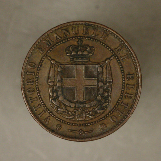 Italy - Tuscany 1859 Centesimi XF Copper