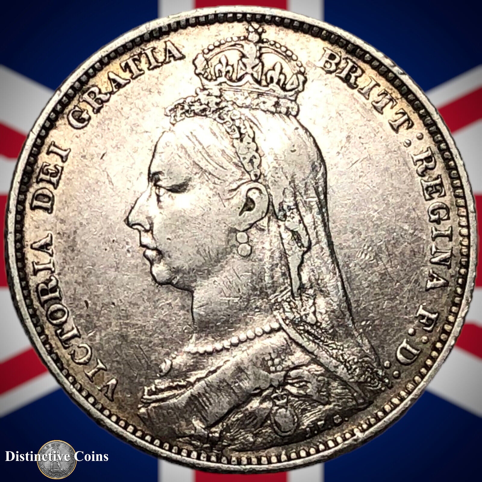 Great Britain 1892 British One Shilling GB0601