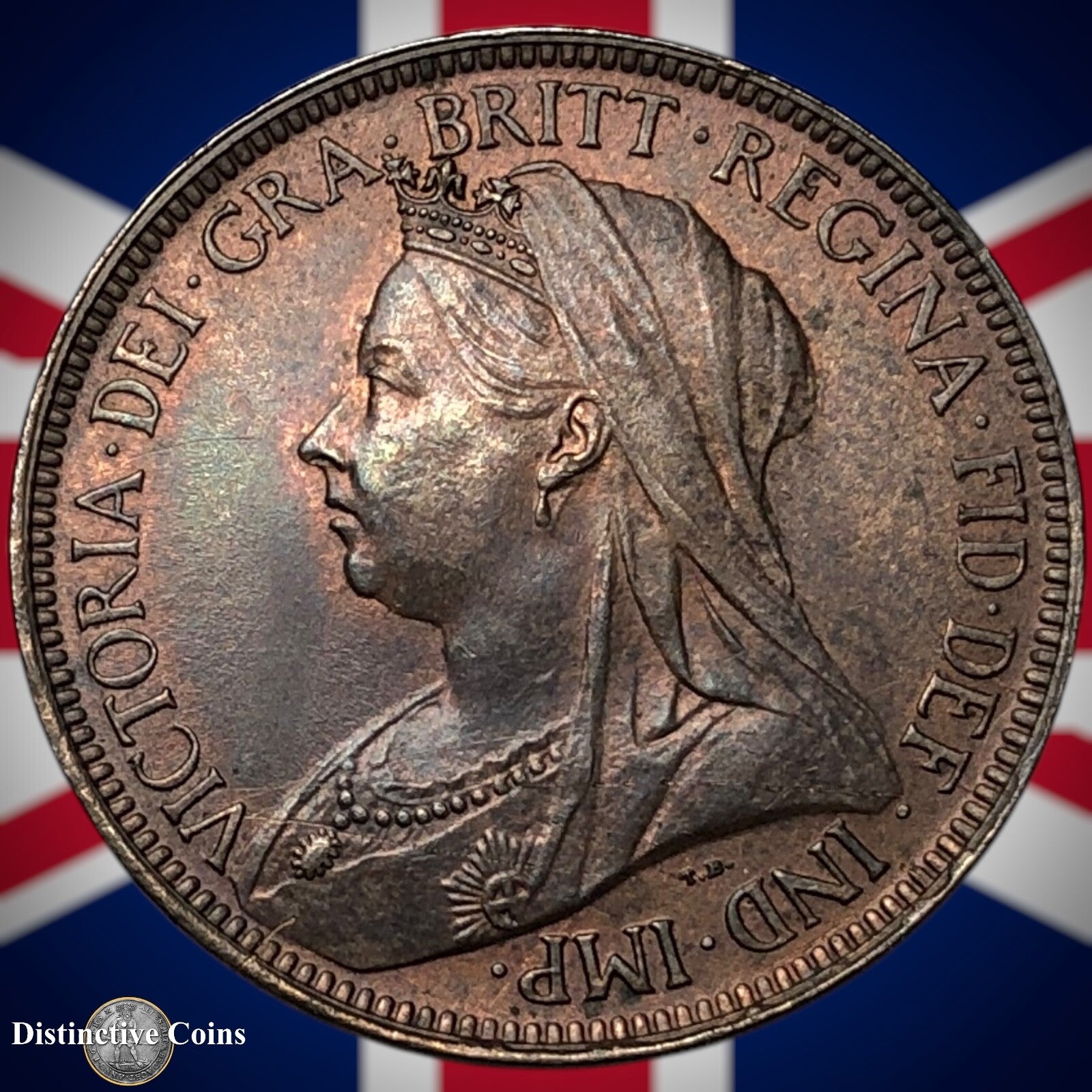 Great Britain 1901 Half Penny 1/2d GB5765