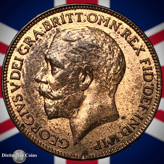 Great Britain 1925 Farthing 1/4d GB4819